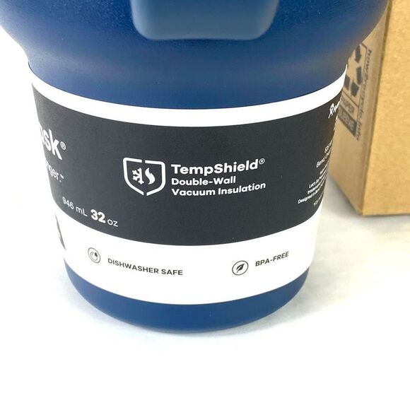 Hydroflask 32oz Indigo Blue All Around Travel Tumbler Reusable Mug Cup Bottle - Picture 7 of 10